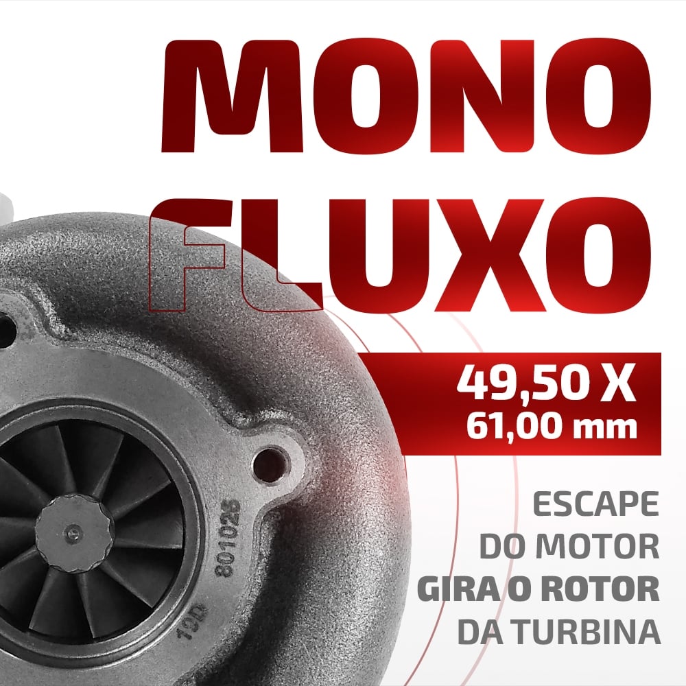 Turbina Roletada Rb4449-3 Carcaça Quente 0.63 E Fria 0.42