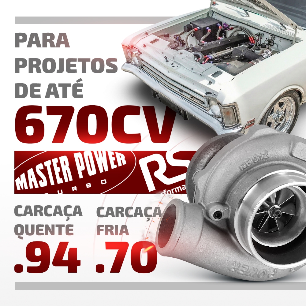 Turbina RB6003-3 Performance Carcaça Quente 0.94 E Fria 0.70