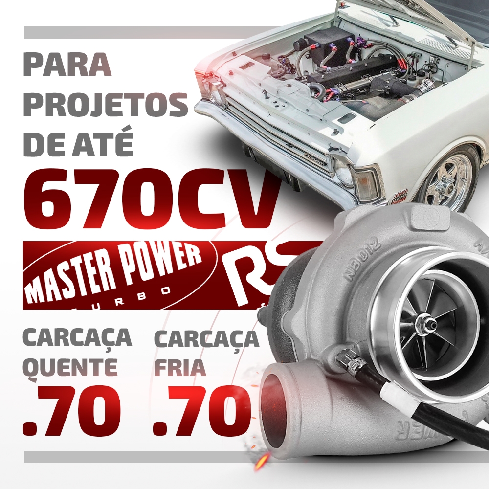 Turbina Roletada RB6003-4 Carcaça Quente 0.70 E Fria 0.70