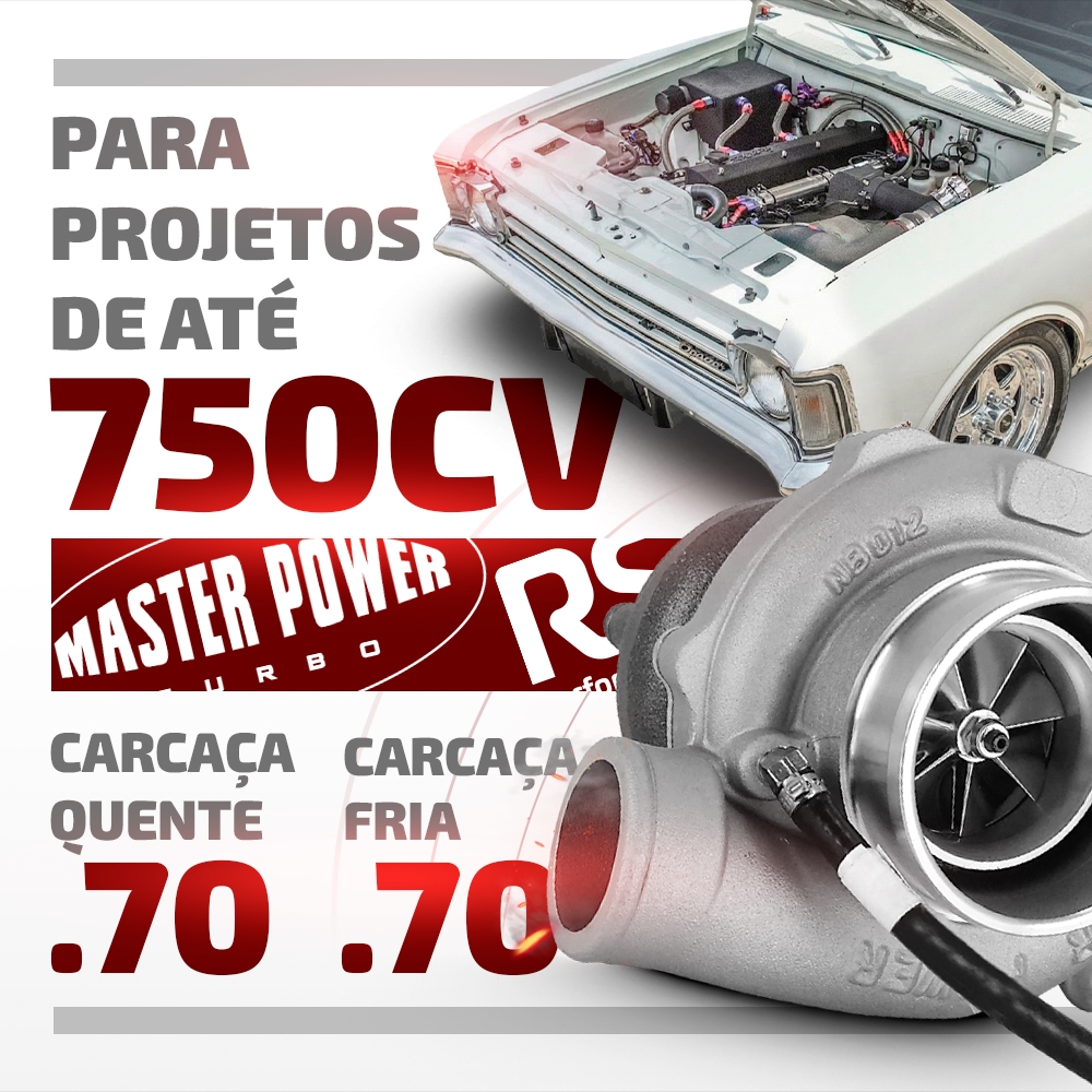 Turbina Roletada RB6007-4 Carcaça Quente 0.70 E Fria 0.70