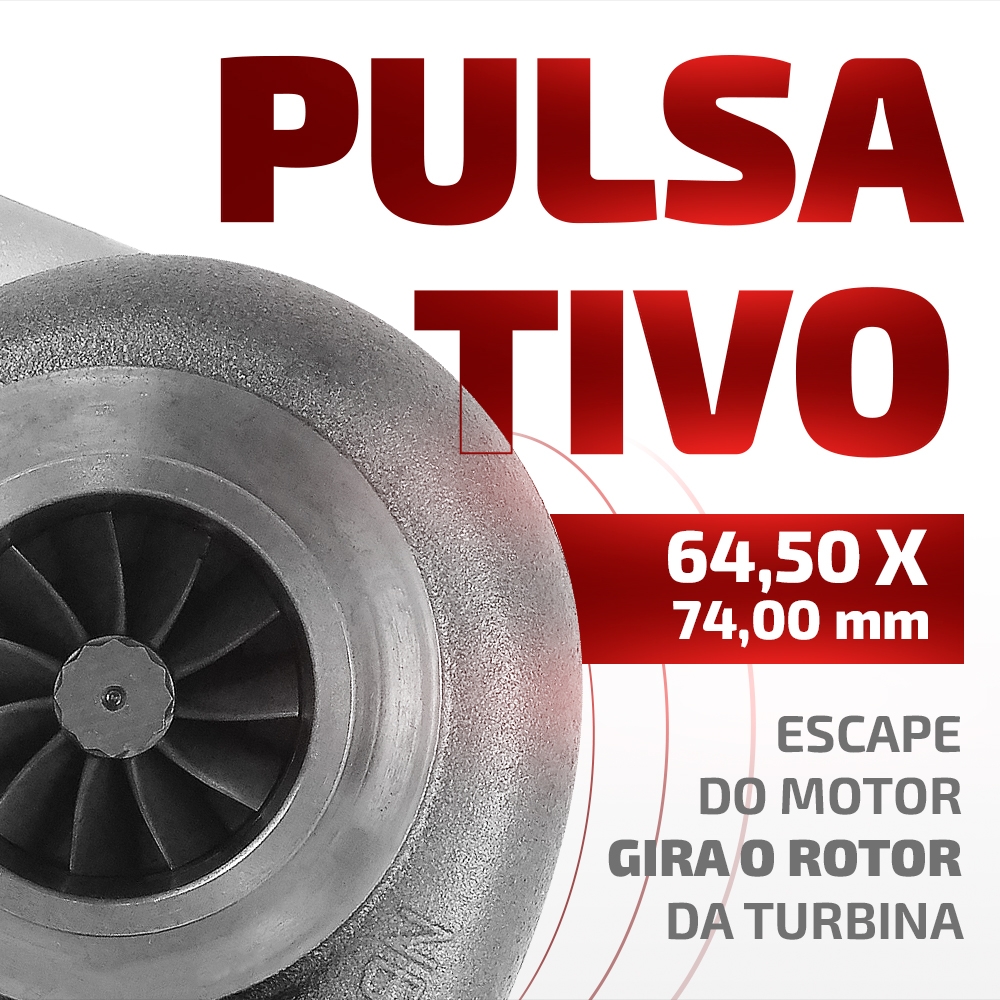 Turbina Roletada RB6008-6 Carcaça Quente 0.70 E Fria 0.70