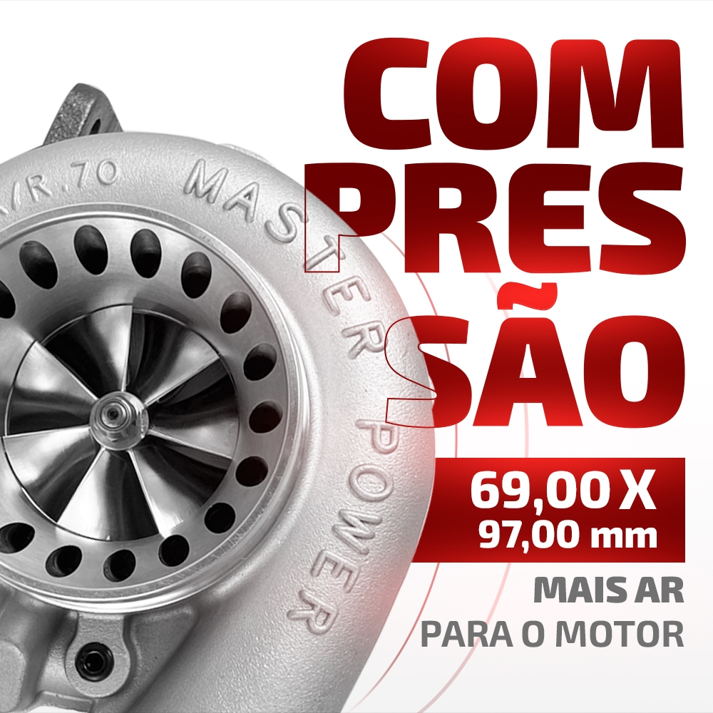 Turbina Roletada RB6966-1 Carcaça Quente 1.00 E Fria 0.70
