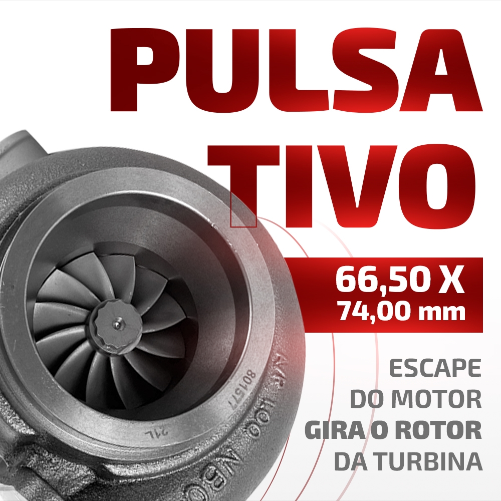 Turbina Roletada RB6966-1 Carcaça Quente 1.00 E Fria 0.70