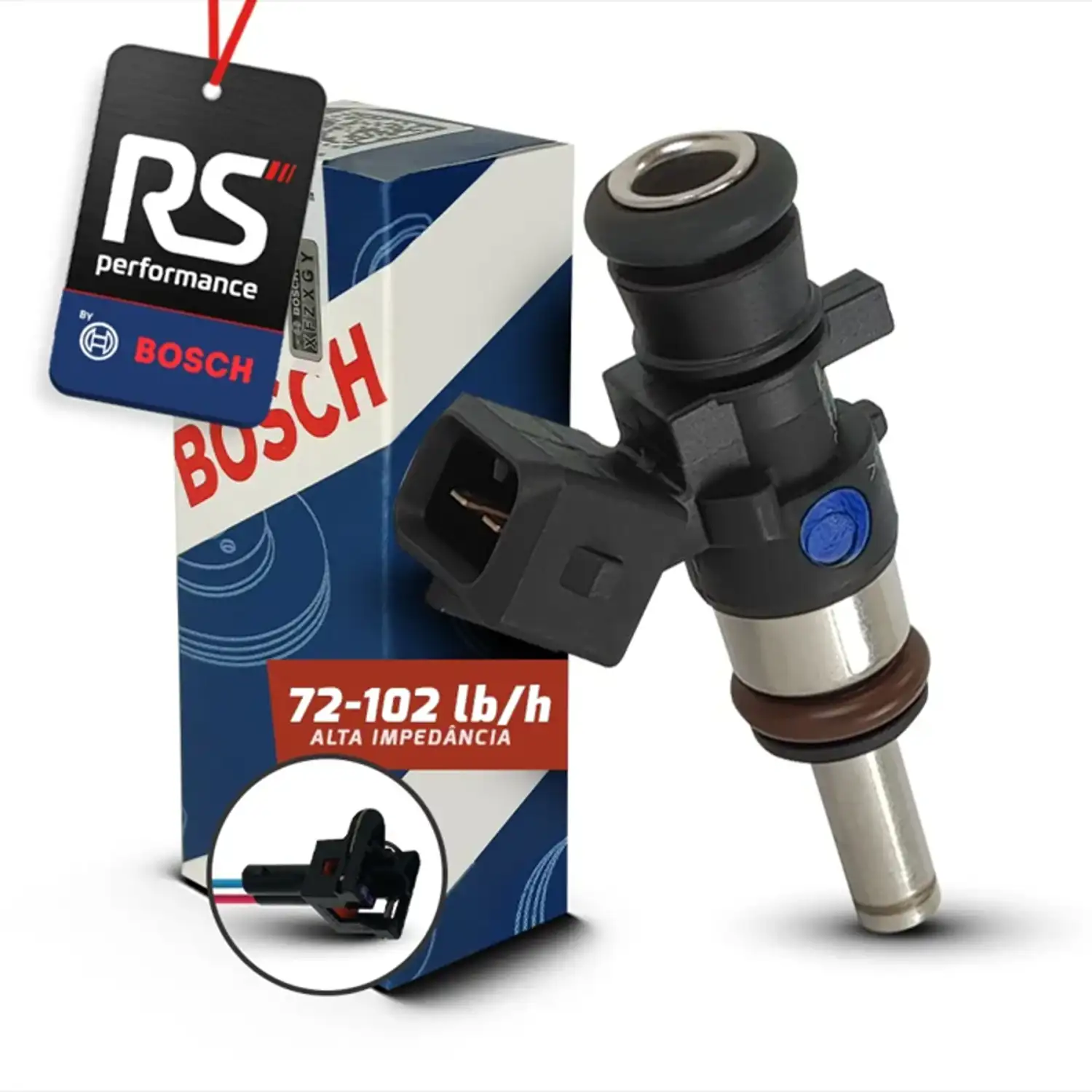 Bico Injetor Bosch 80 Lbs/h 280 158 209 Alta Impedância