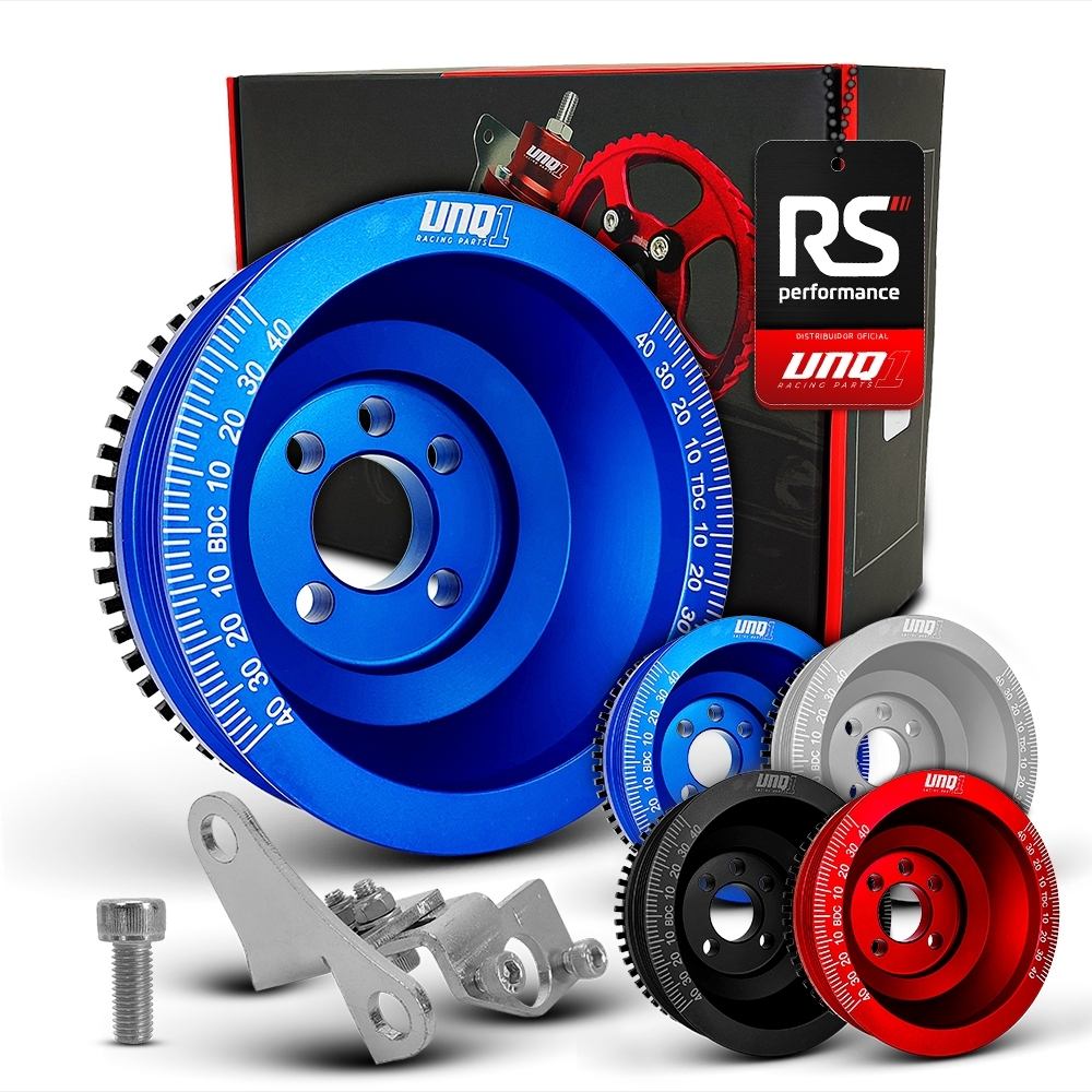Polia Roda Fonica Poly V Sextavada Racing Ap 8v 125mm