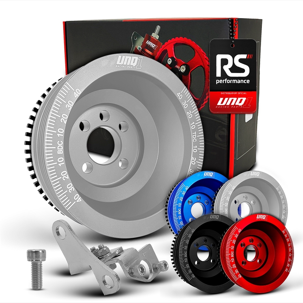 Polia Roda Fonica Poly V Sextavada Racing Ap 8v 125mm
