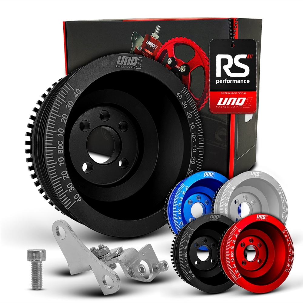 Polia Roda Fonica Poly V Sextavada Racing Ap 8v 125mm