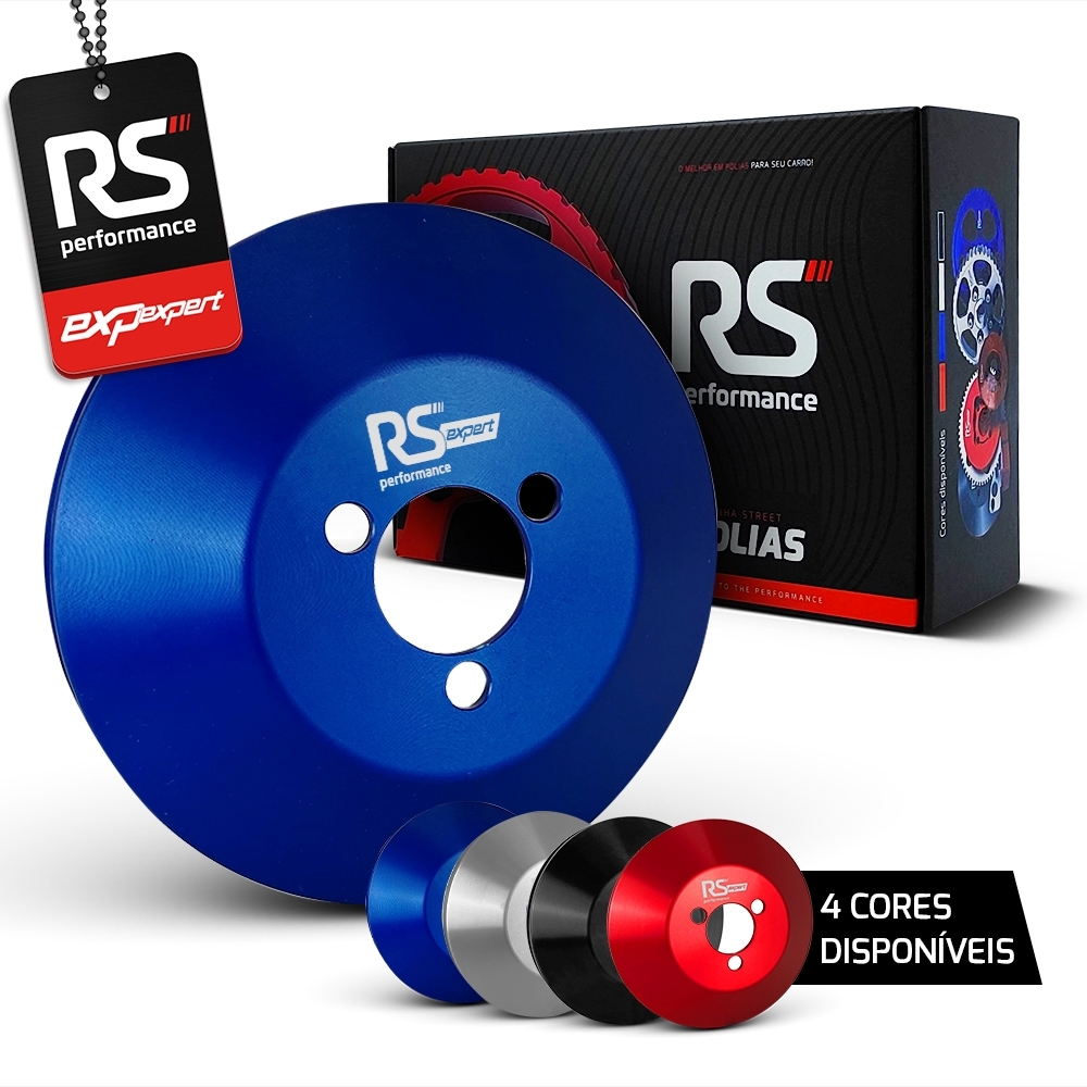 Polia Bomba Dagua Vw Ap 8v Alumínio Billet By RS Performance