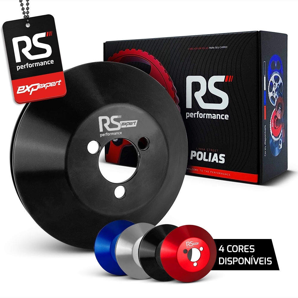 Polia Bomba Dagua Vw Ap 8v Alumínio Billet By RS Performance
