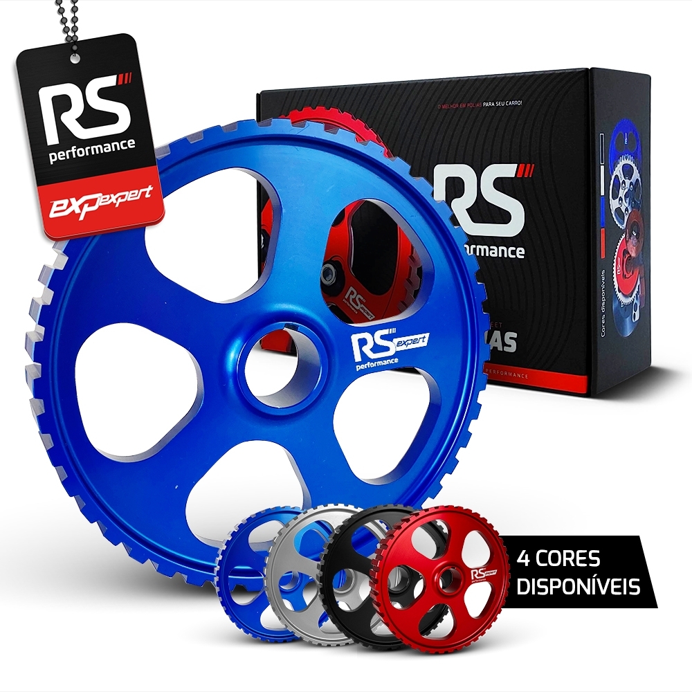 Polia Auxiliar Comando Vw Ap 8v Alumínio Billet By RS Performance