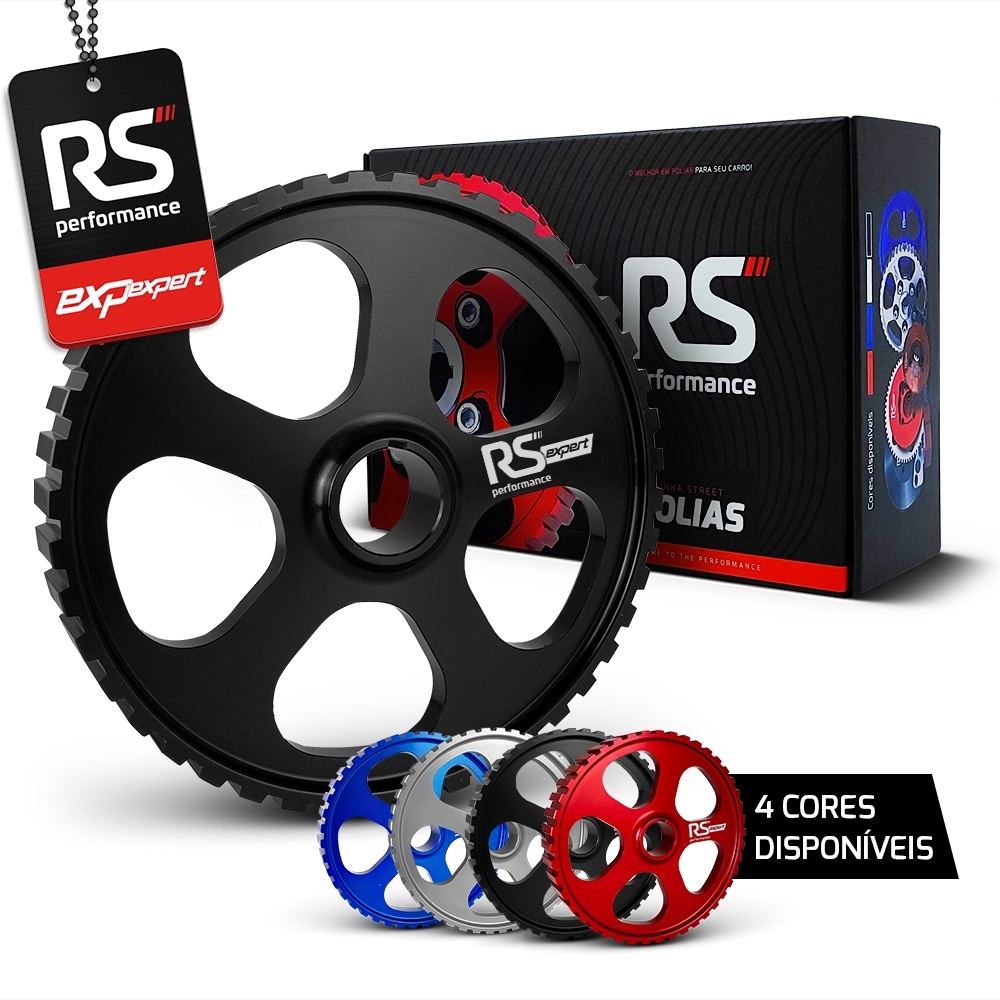 Polia Auxiliar Comando Vw Ap 8v Alumínio Billet By RS Performance