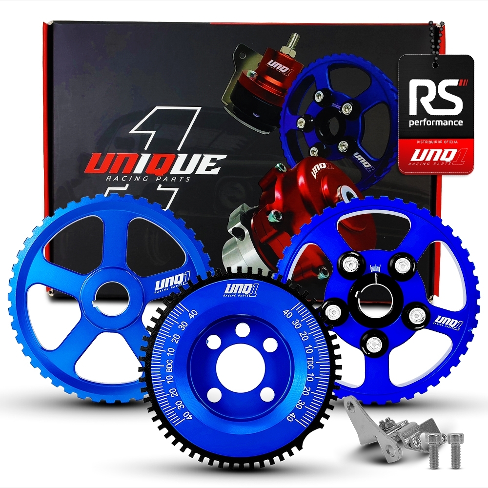 Jogo De 3 Polias Para Motor Ap 8v Billet Linha Street