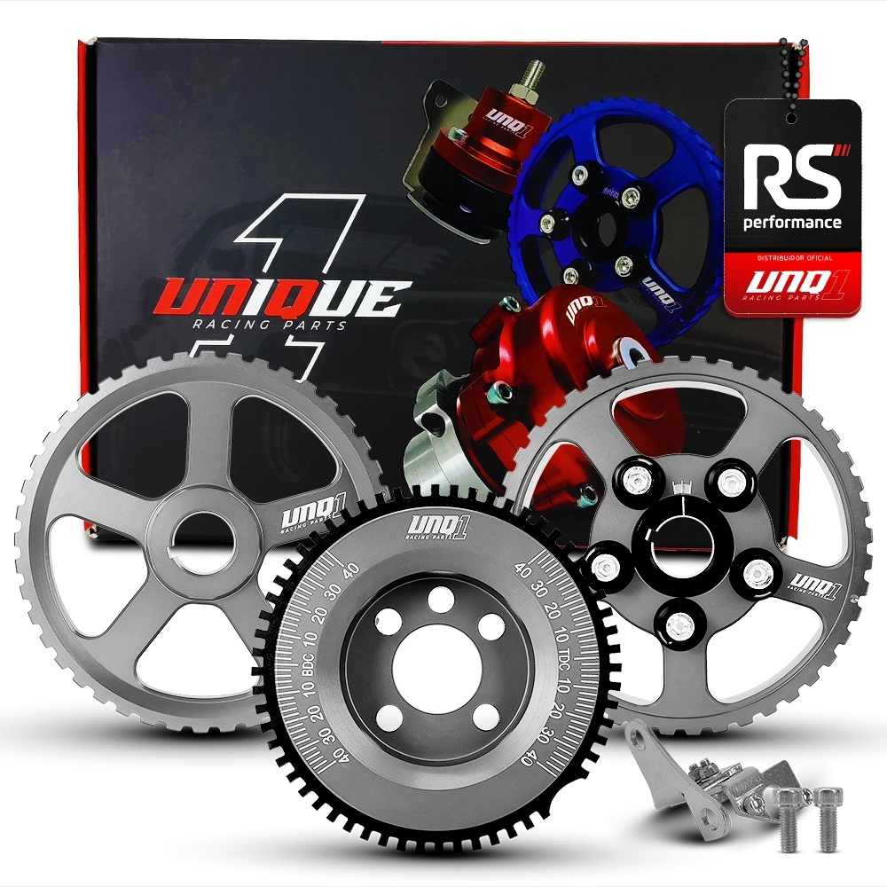 Jogo De 3 Polias Para Motor Ap 8v Billet Linha Street