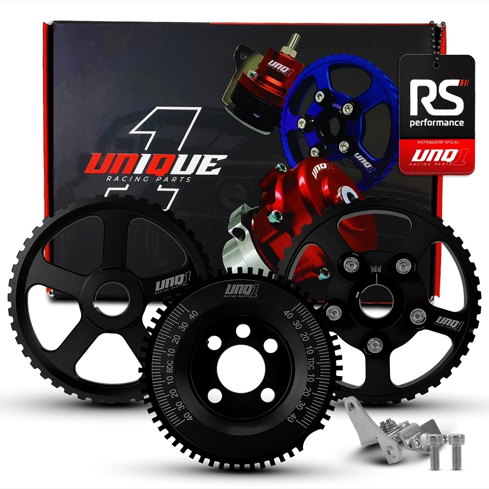 Jogo De 3 Polias Para Motor Ap 8v Billet Linha Street