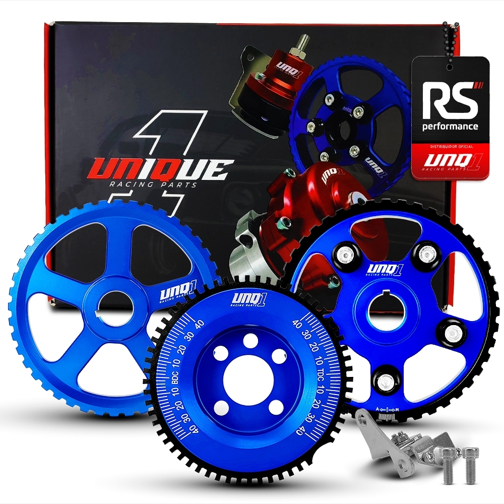 Jogo De 3 Polias Para Motor Ap 8v Billet Linha Competition