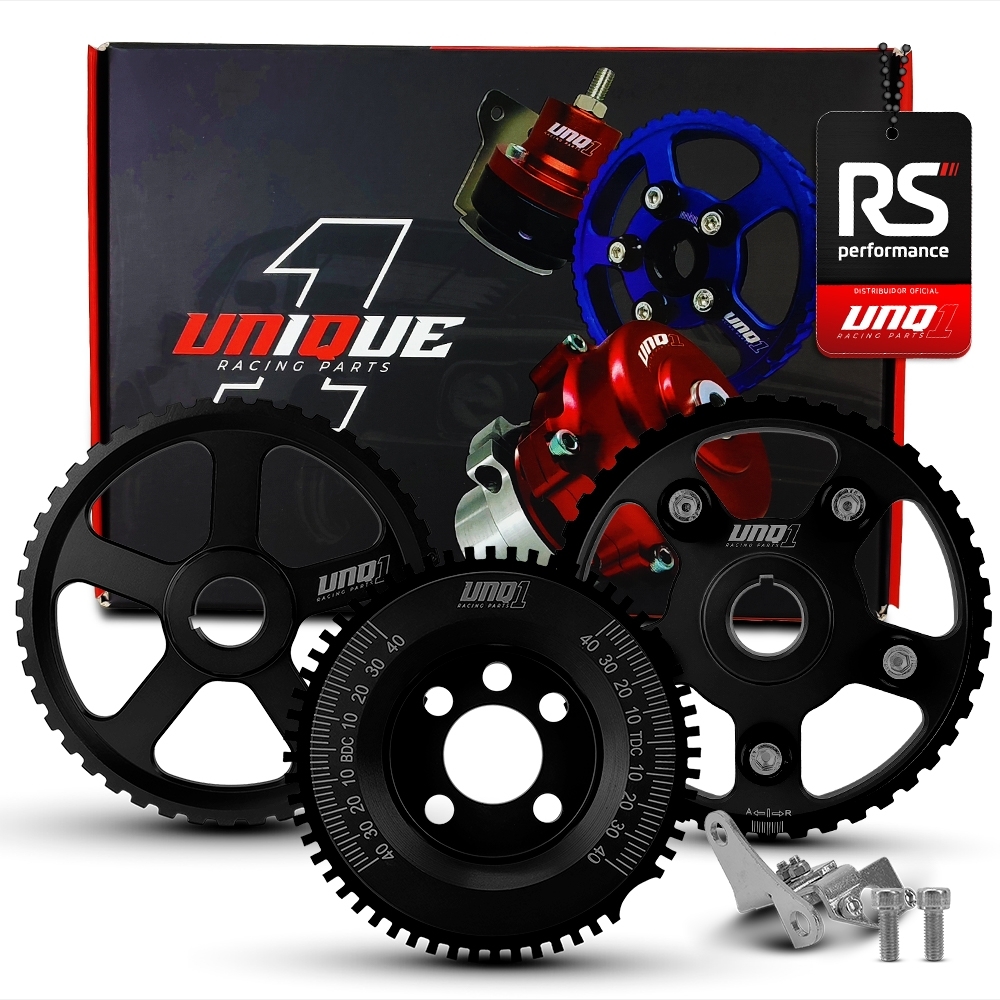 Jogo De 3 Polias Para Motor Ap 8v Billet Linha Competition