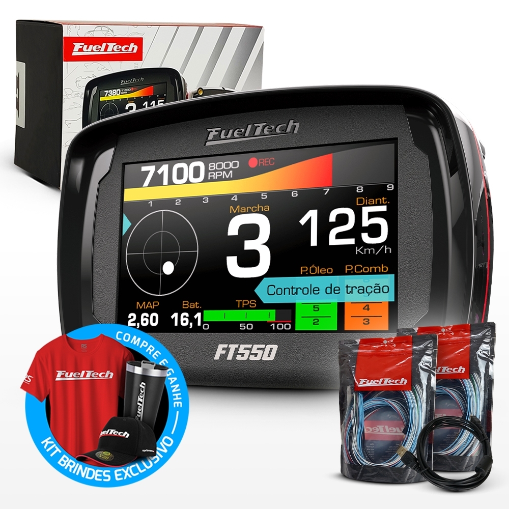 Injeção Programável Fueltech Ft550 - Chicote Motor Dianteiro