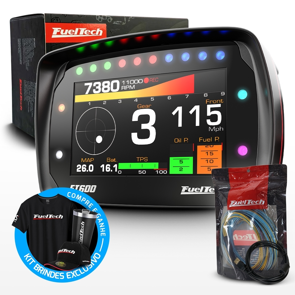 Injeção Programável Ft600 - Chicote Motor Dianteiro de 3 Metros