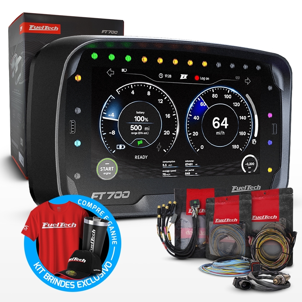 Injeção Programável Ft700 Chicote 3m A/b C/d M + Sonda 4.9