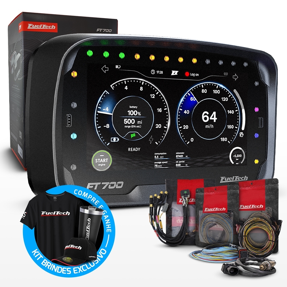 Injeção Programável Ft700 Chicote 3m A/b C/d M + Sonda 4.9