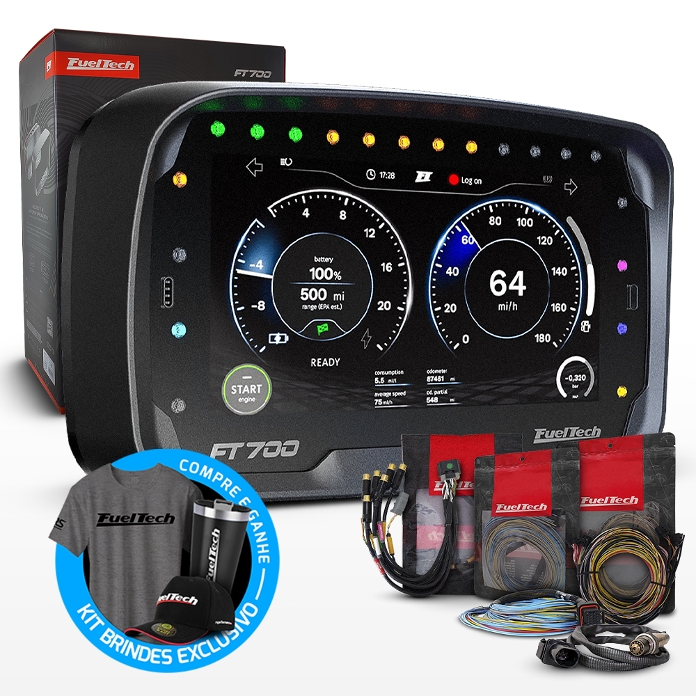 Injeção Programável Ft700 Chicote 3m A/b C/d M + Sonda 4.9