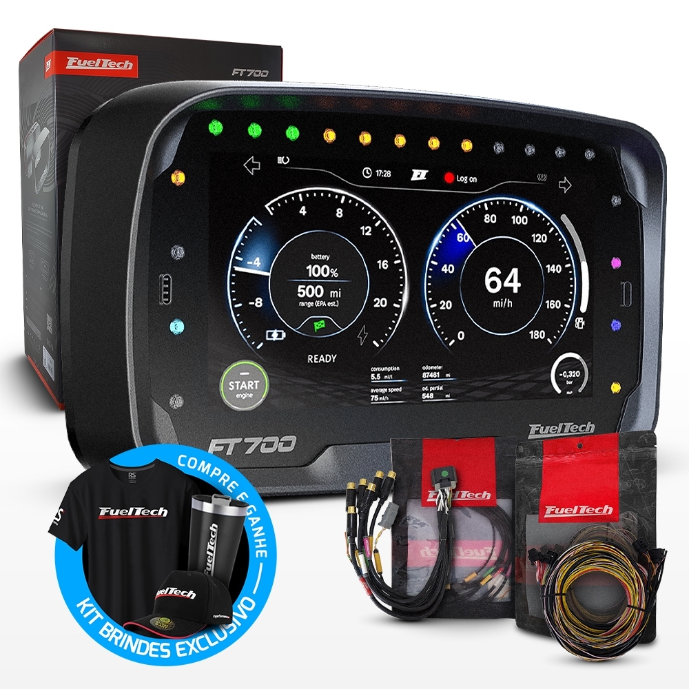 Injeção Programável Ft700 - Chicote Motor 3m C/d M
