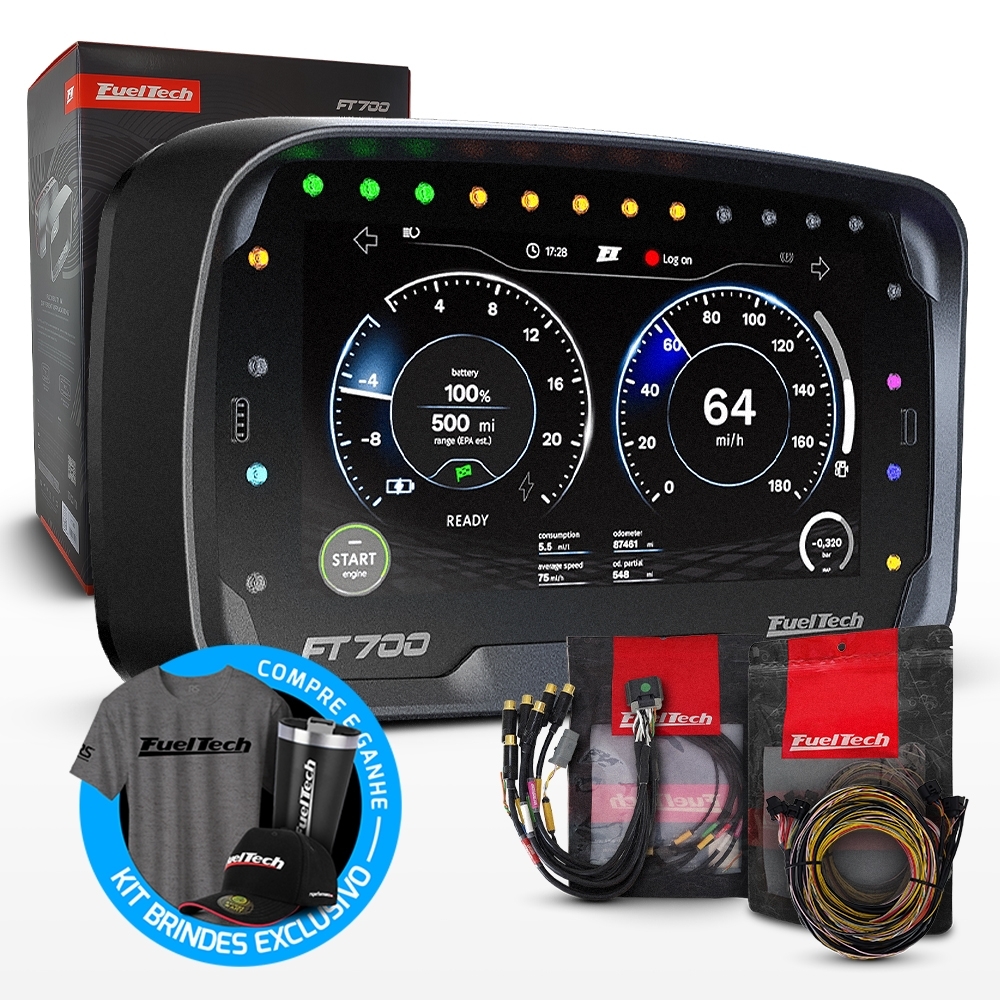 Injeção Programável Ft700 - Chicote Motor 3m C/d M