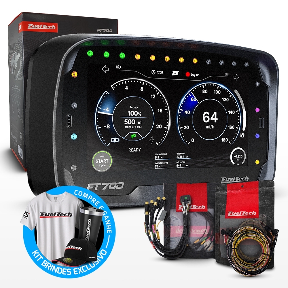 Injeção Programável Ft700 - Chicote Motor 3m C/d M