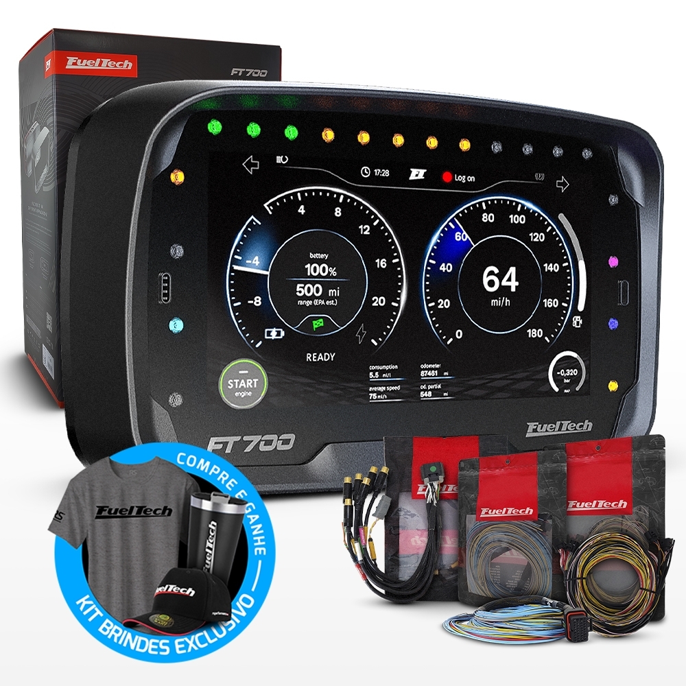 Injeção Programável Ft700 - Chicote Motor 3m A/b C/d M