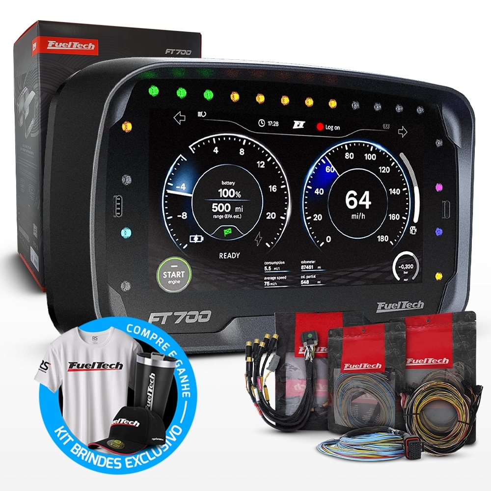 Injeção Programável Ft700 - Chicote Motor 3m A/b C/d M