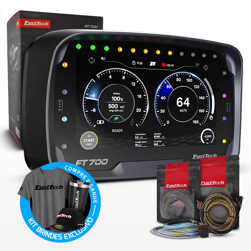 Injeção Programável Ft700 Chicote Motor Dianteiro A/b E C/d