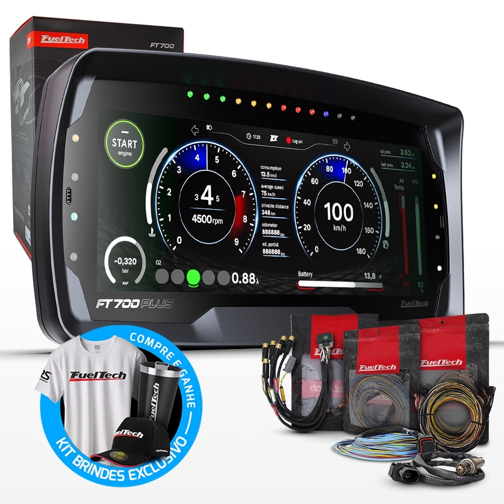 Injeção Programável Ft700plus Chicote 3m A/b C/d M+sonda 4.9