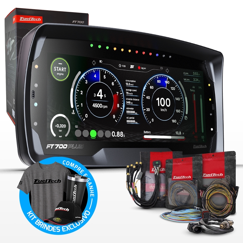 Injeção Programável Ft700plus Chicote 3m A/b C/d M+sonda 4.9
