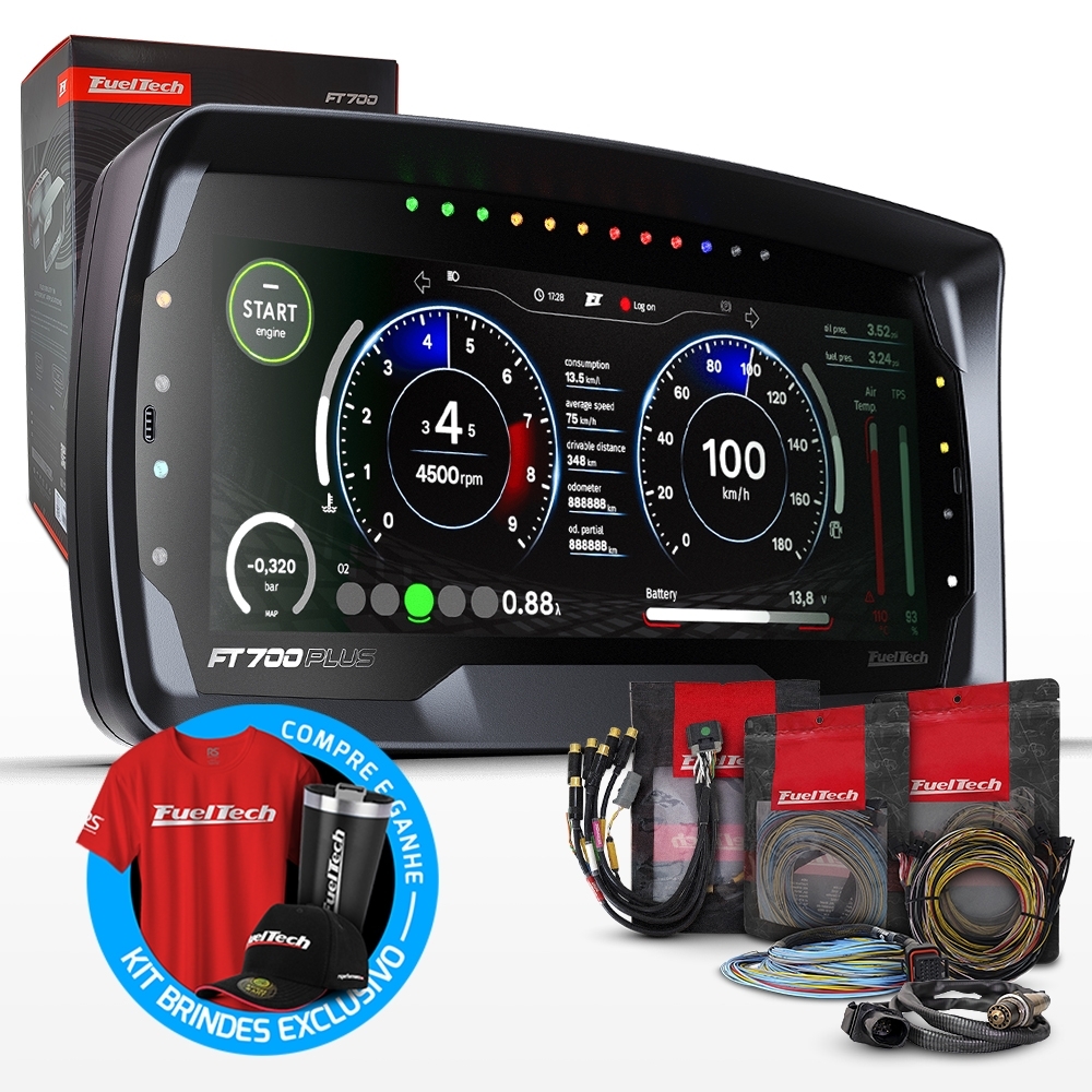 Injeção Programável Ft700plus Chicote 3m A/b C/d M+sonda 4.9