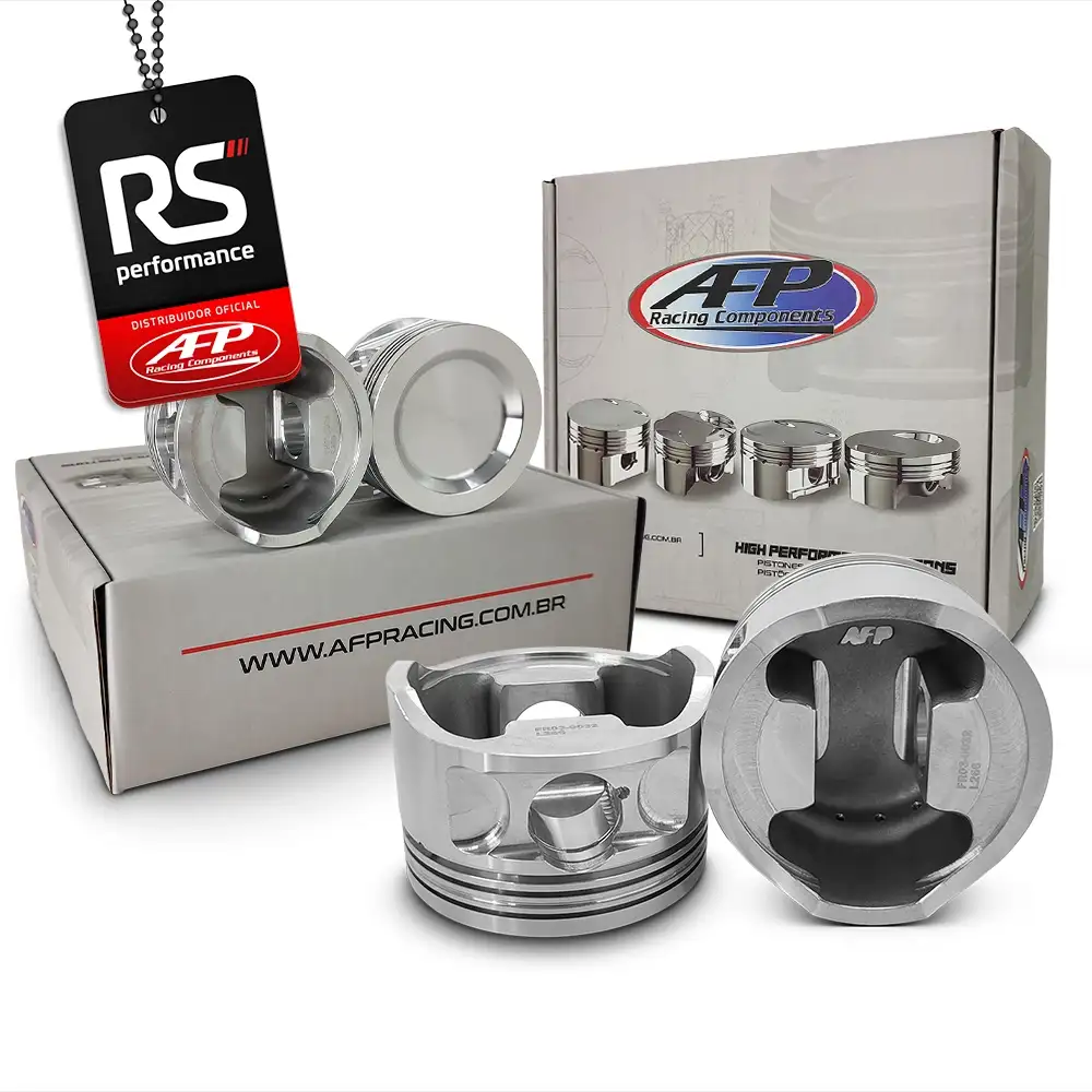 Jogo 4 Pistão Forjado AP 2.0 Turbo 8v Solid Forged Pino 22