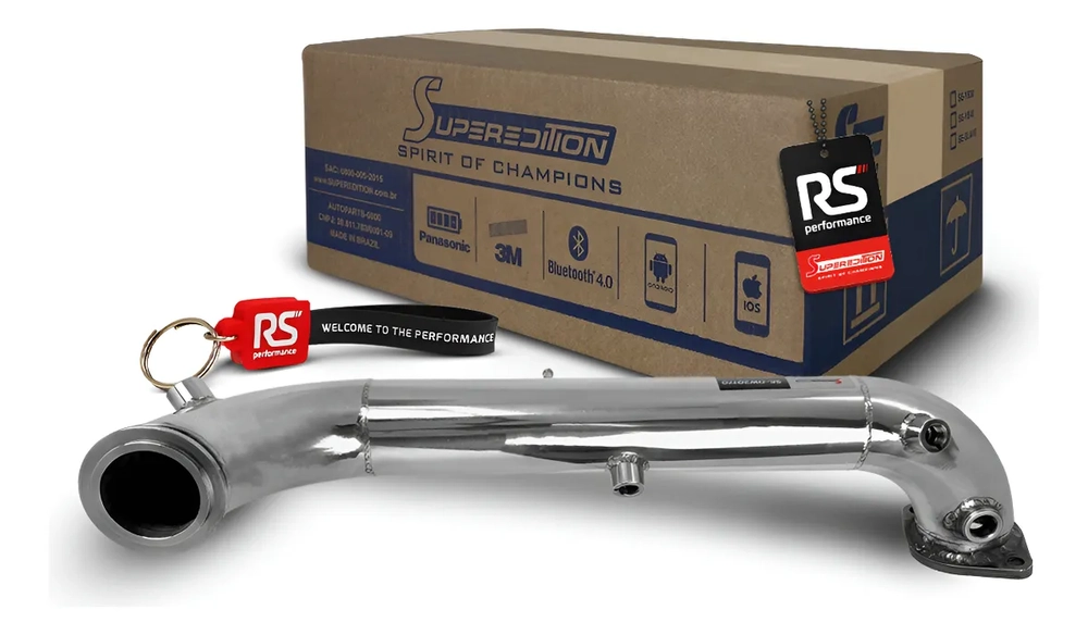 Downpipe Superedition em Aço Inox SE-DW 20170 - COM VARIAÇÃO