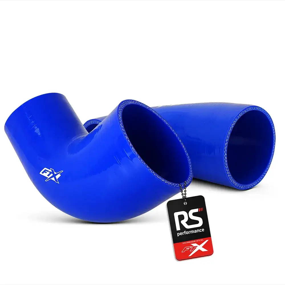 Mangote De Silicone 90° C/ Redução De 3 X 2.1/2 Polegadas