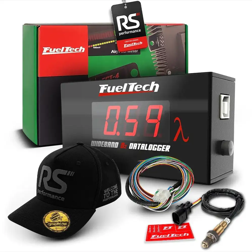 Wb-o2 Datalogger + Sonda Bosch 4.2 + Chicote Motor Traseiro