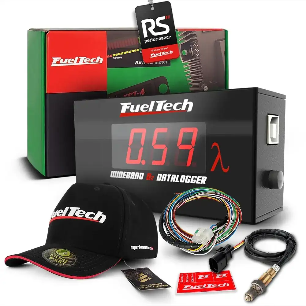 Wb-o2 Datalogger + Sonda Bosch 4.2 + Chicote Motor Dianteiro