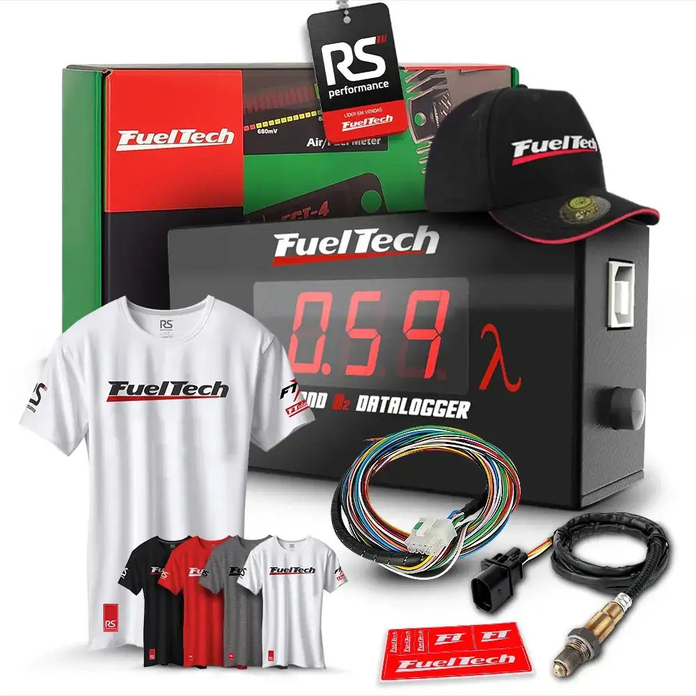 Wb-o2 Datalogger + Sonda Bosch 4.2 + Chicote Motor Dianteiro
