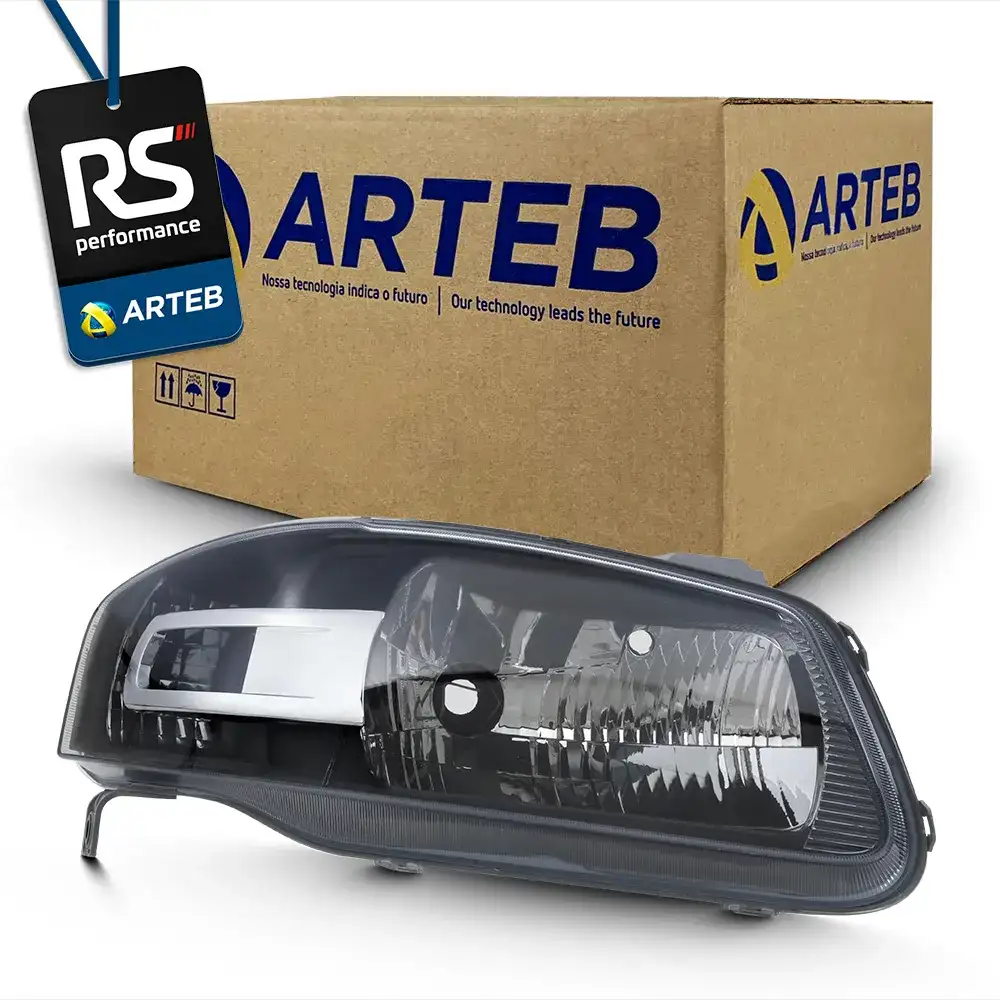 Farol Másc. Negra Parati Saveiro Gol G4 Esquerdo Ou Direito