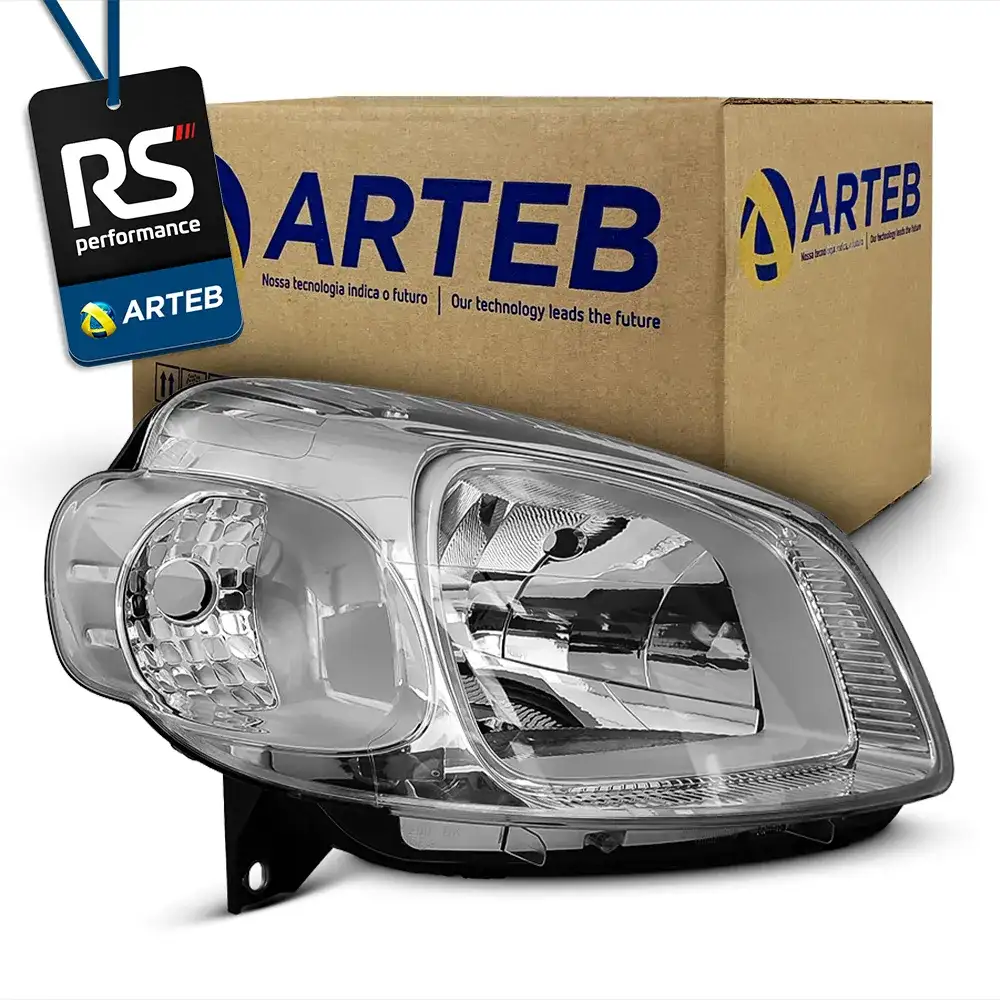 Farol H4 Fiorino Uno Vivace/ Way 2010-19 Esquerdo Ou Direito