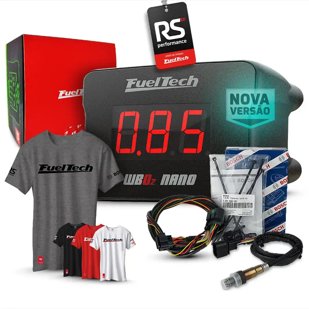 Wideband Nano + Sonda Bosch 4.2 - Chicote Motor Traseiro