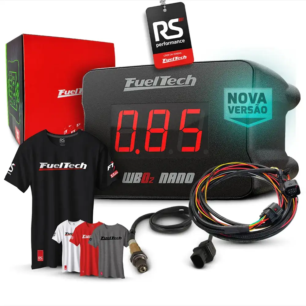 Wideband Nano + Sonda Bosch 4.9 - Chicote Motor Dianteiro