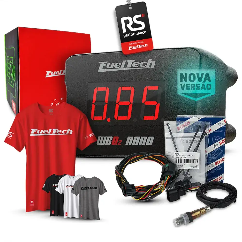Wideband Nano + Sonda Bosch 4.2 - Chicote Motor Traseiro