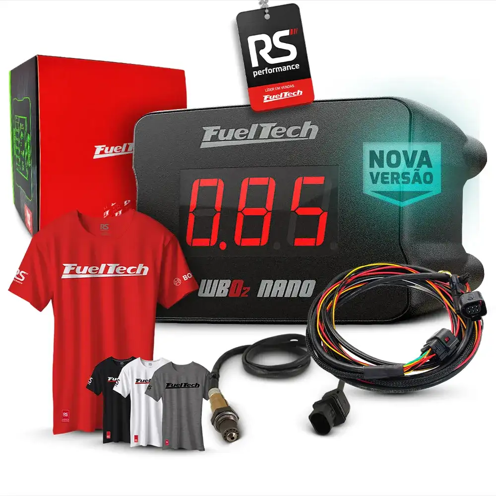 Wideband Nano + Sonda Bosch 4.9 - Chicote Motor Traseiro