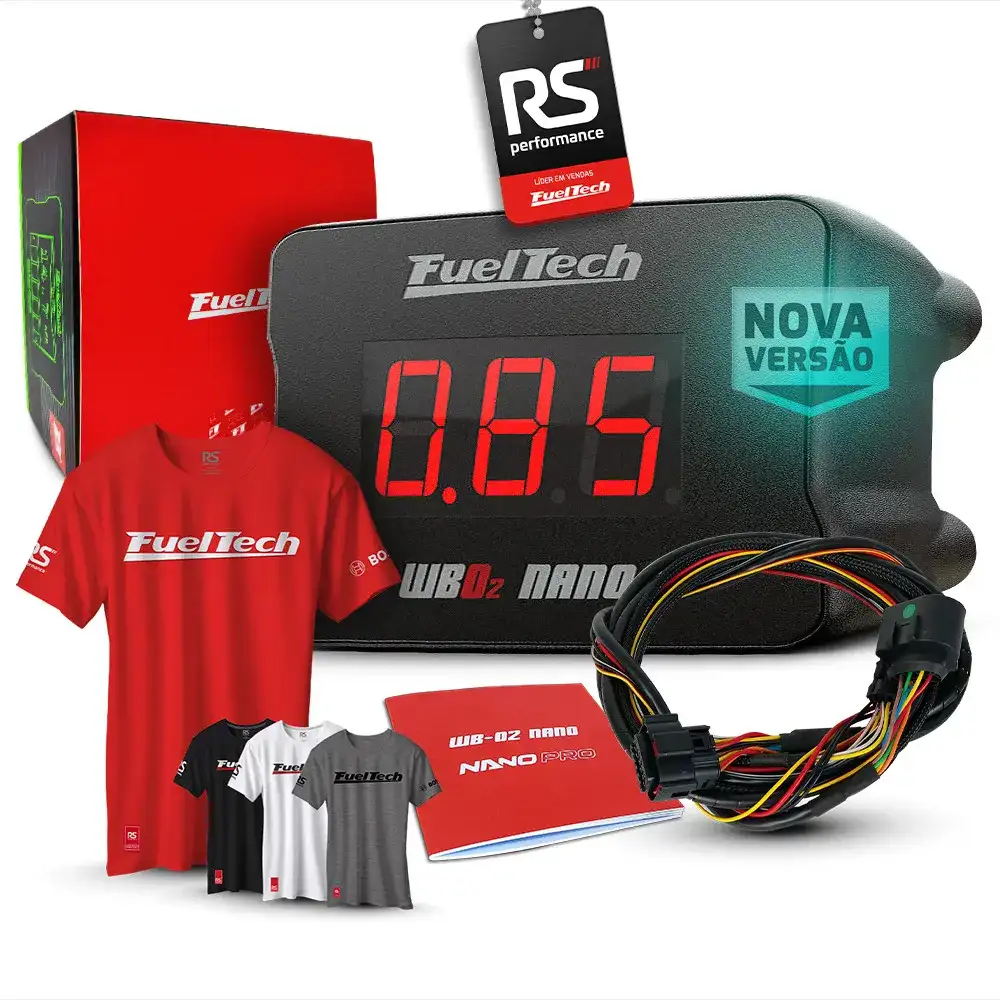 Wideband Nano + Chicote Para Motor Dianteiro