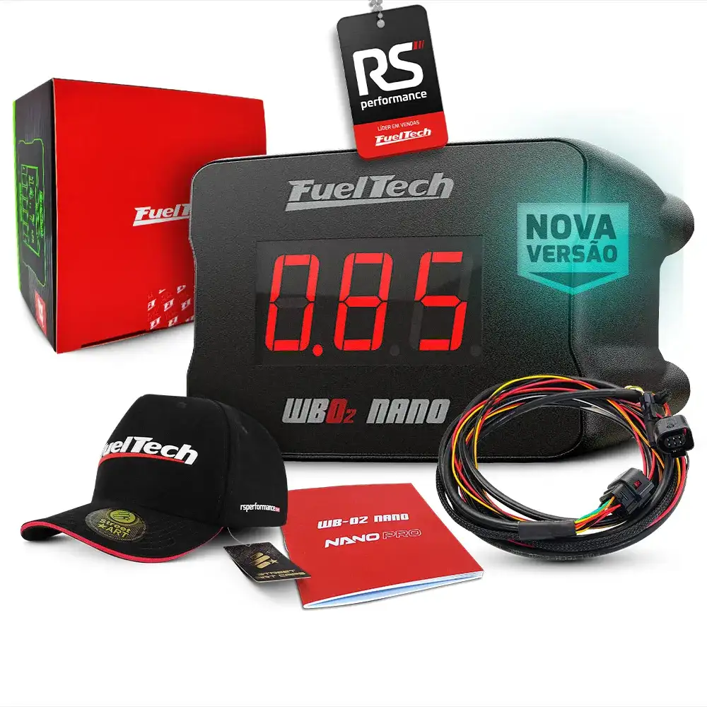 Wideband Nano + Chicote 4.9 Para Motor Dianteiro