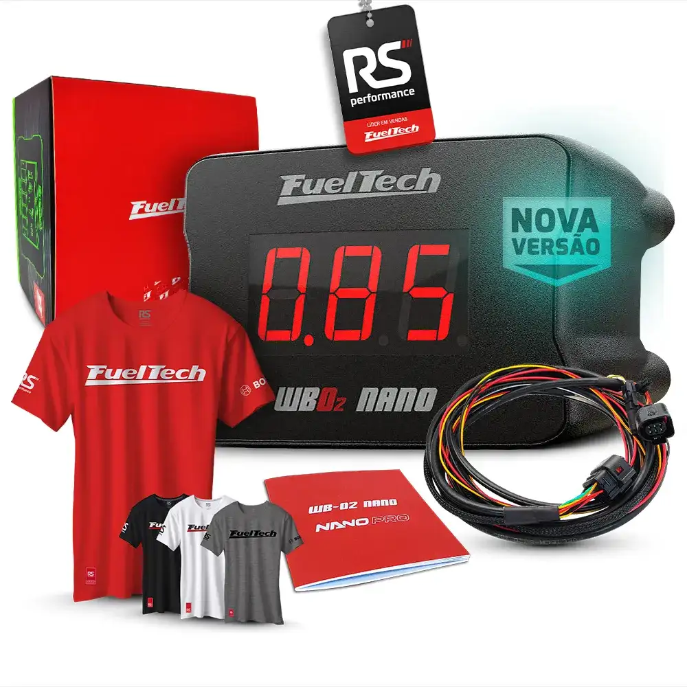 Wideband Nano + Chicote 4.9 Para Motor Dianteiro