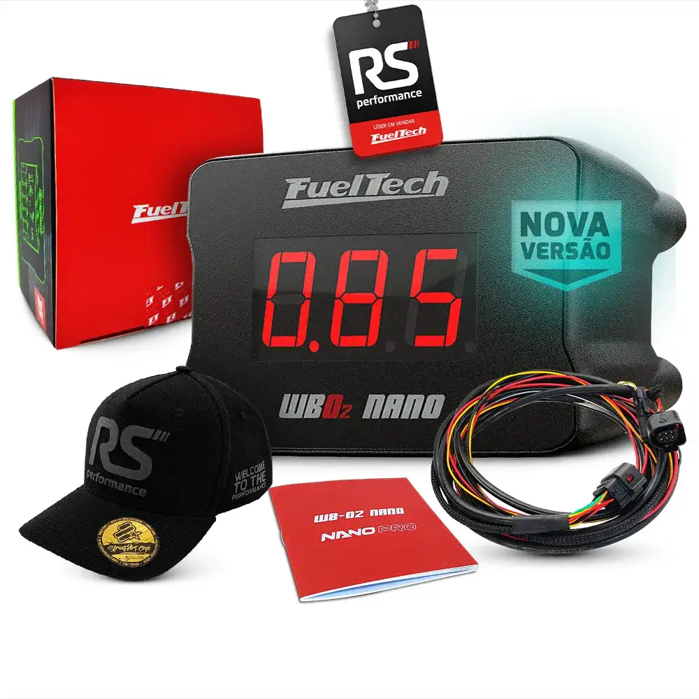 Wideband Nano + Chicote 4.9 Para Motor Dianteiro